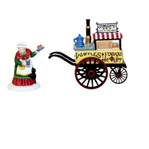 Department 56 New England Village Christmas Bazaar…..Flap Jacks and Hot Cider